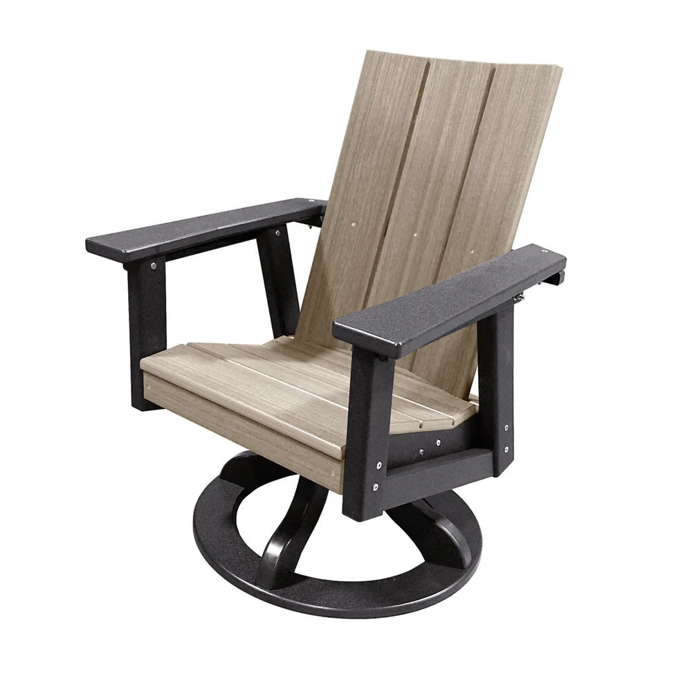 Perfect Choice Furniture Recycled Plastic Stanton Swivel Rocking Dining Arm Chair - LEAD TIME TO SHIP 4 WEEKS OR LESS