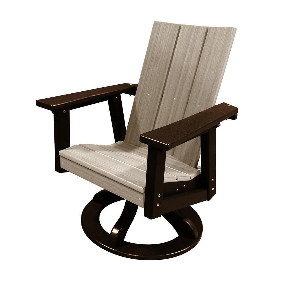 Perfect Choice Furniture Recycled Plastic Stanton Swivel Rocking Dining Arm Chair - LEAD TIME TO SHIP 4 WEEKS OR LESS