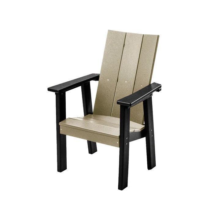 Perfect Choice Furniture Recycled Plastic Stanton Upright Adirondack Chair with Elevated Seat Height - LEAD TIME TO SHIP 4 WEEKS OR LESS