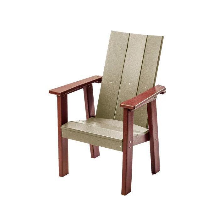 Perfect Choice Furniture Recycled Plastic Stanton Upright Adirondack Chair with Elevated Seat Height - LEAD TIME TO SHIP 4 WEEKS OR LESS