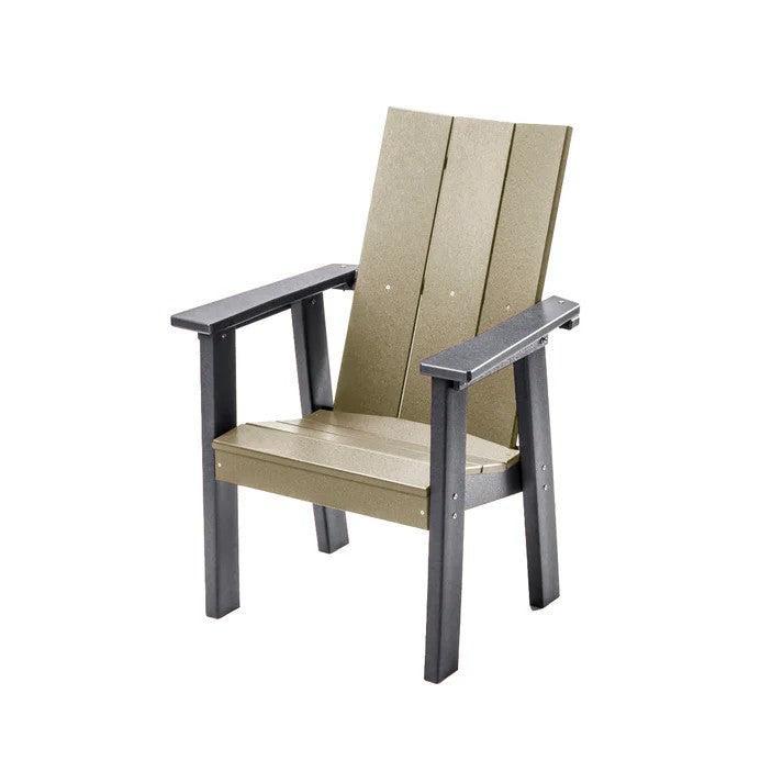 Perfect Choice Furniture Recycled Plastic Stanton Upright Adirondack Chair with Elevated Seat Height - LEAD TIME TO SHIP 4 WEEKS OR LESS