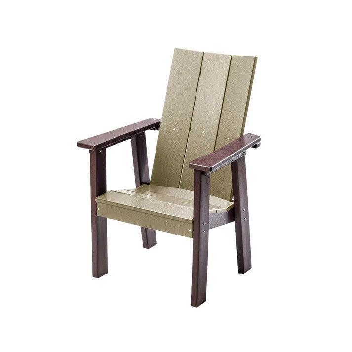 Perfect Choice Furniture Recycled Plastic Stanton Upright Adirondack Chair with Elevated Seat Height - LEAD TIME TO SHIP 4 WEEKS OR LESS