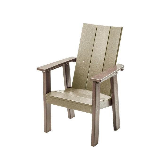 Perfect Choice Furniture Recycled Plastic Stanton Upright Adirondack Chair with Elevated Seat Height - LEAD TIME TO SHIP 4 WEEKS OR LESS