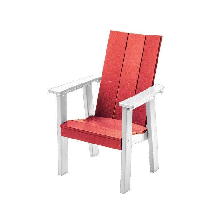 Perfect Choice Furniture Recycled Plastic Stanton Upright Adirondack Chair with Elevated Seat Height - LEAD TIME TO SHIP 4 WEEKS OR LESS