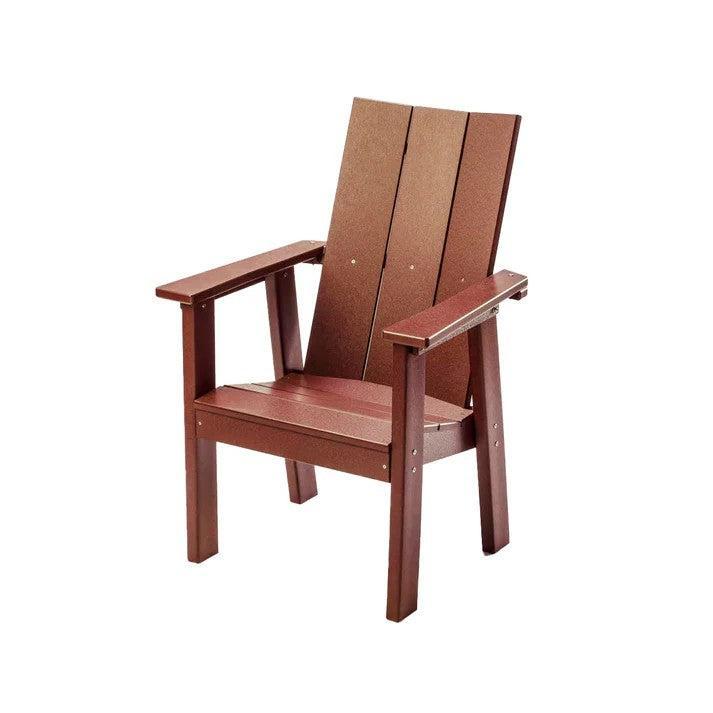 Perfect Choice Furniture Recycled Plastic Stanton Upright Adirondack Chair with Elevated Seat Height - LEAD TIME TO SHIP 4 WEEKS OR LESS