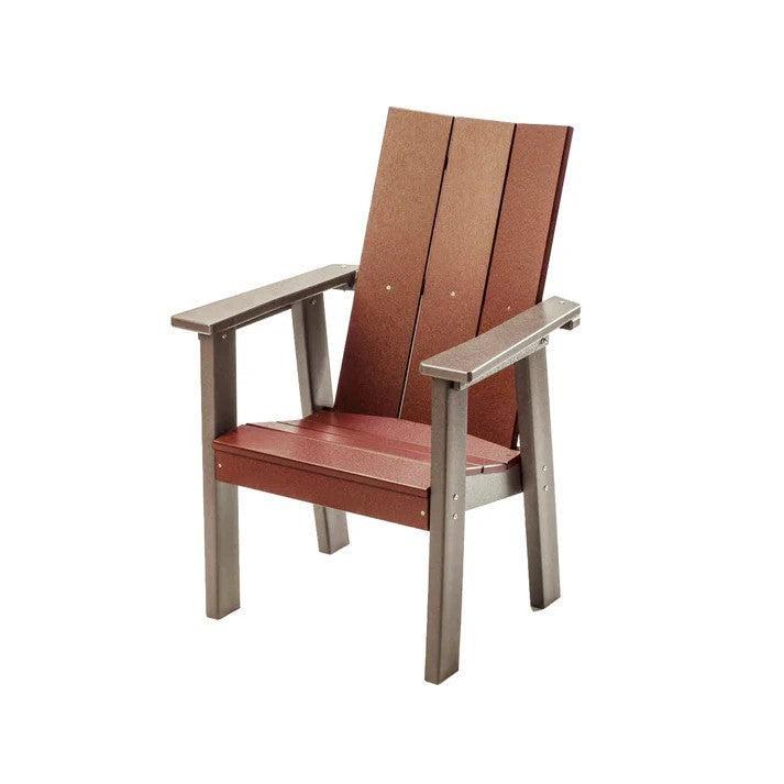 Perfect Choice Furniture Recycled Plastic Stanton Upright Adirondack Chair with Elevated Seat Height - LEAD TIME TO SHIP 4 WEEKS OR LESS