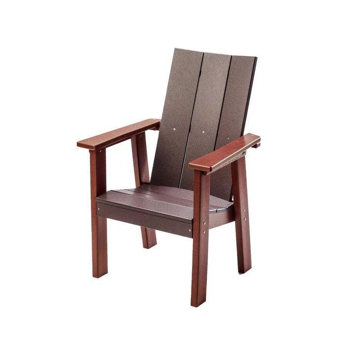 Perfect Choice Furniture Recycled Plastic Stanton Upright Adirondack Chair with Elevated Seat Height - LEAD TIME TO SHIP 4 WEEKS OR LESS