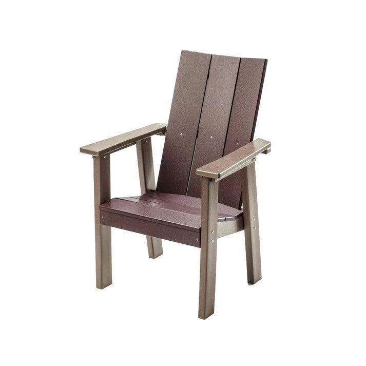 Perfect Choice Furniture Recycled Plastic Stanton Upright Adirondack Chair with Elevated Seat Height - LEAD TIME TO SHIP 4 WEEKS OR LESS