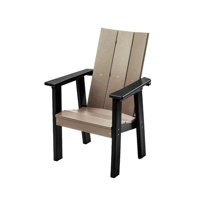 Perfect Choice Furniture Recycled Plastic Stanton Upright Adirondack Chair with Elevated Seat Height - LEAD TIME TO SHIP 4 WEEKS OR LESS