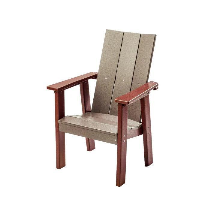 Perfect Choice Furniture Recycled Plastic Stanton Upright Adirondack Chair with Elevated Seat Height - LEAD TIME TO SHIP 4 WEEKS OR LESS
