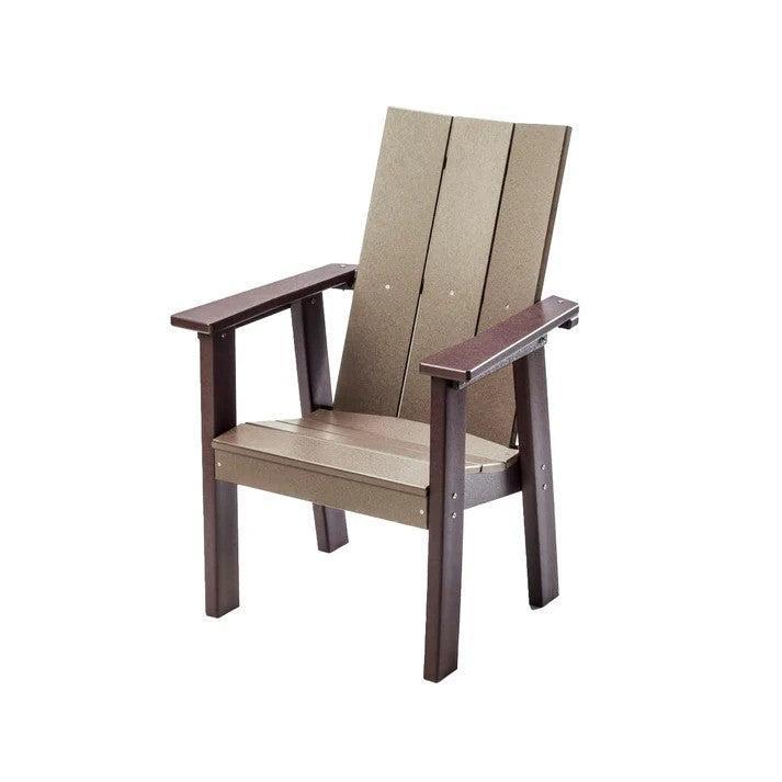 Perfect Choice Furniture Recycled Plastic Stanton Upright Adirondack Chair with Elevated Seat Height - LEAD TIME TO SHIP 4 WEEKS OR LESS