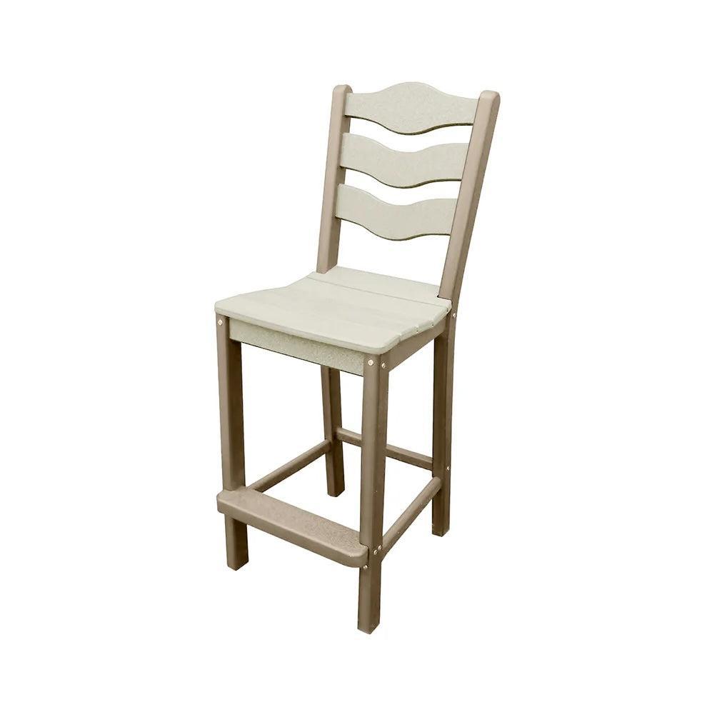 Perfect Choice Recycled Plastic Traditional Bar Height Standard Armless Chair - LEAD TIME TO SHIP 4 WEEKS OR LESS