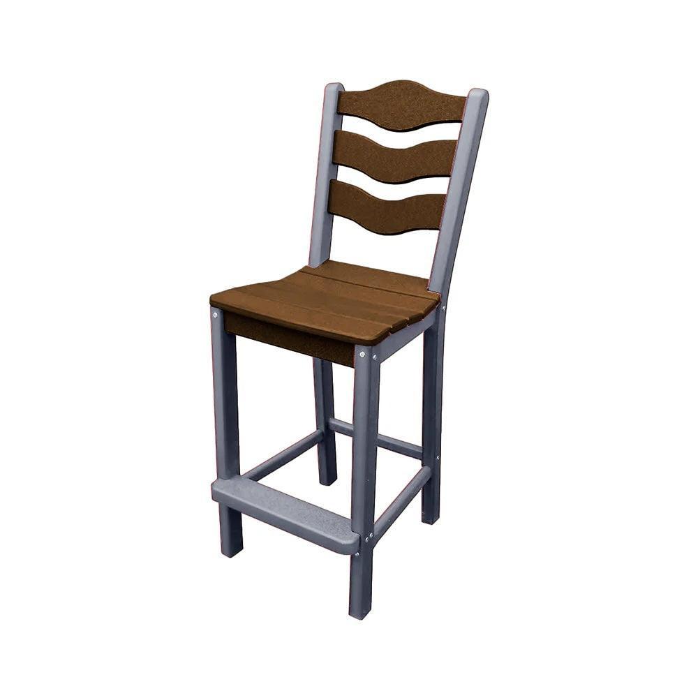 Perfect Choice Recycled Plastic Traditional Bar Height Standard Armless Chair - LEAD TIME TO SHIP 4 WEEKS OR LESS