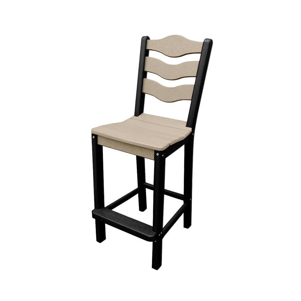 Perfect Choice Recycled Plastic Traditional Bar Height Standard Armless Chair - LEAD TIME TO SHIP 4 WEEKS OR LESS