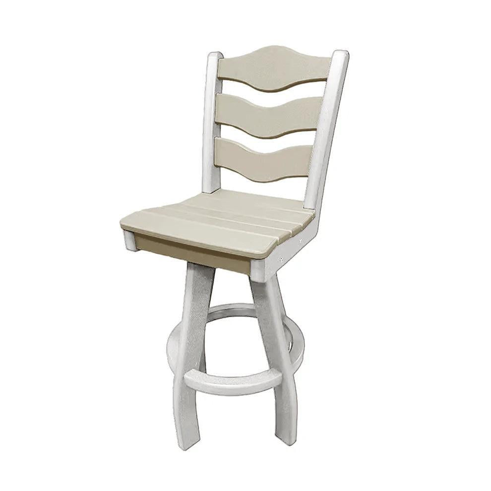 Perfect Choice Recycled Plastic Traditional Bar Height Swivel Armless Chair - LEAD TIME TO SHIP 5 WEEKS OR LESS