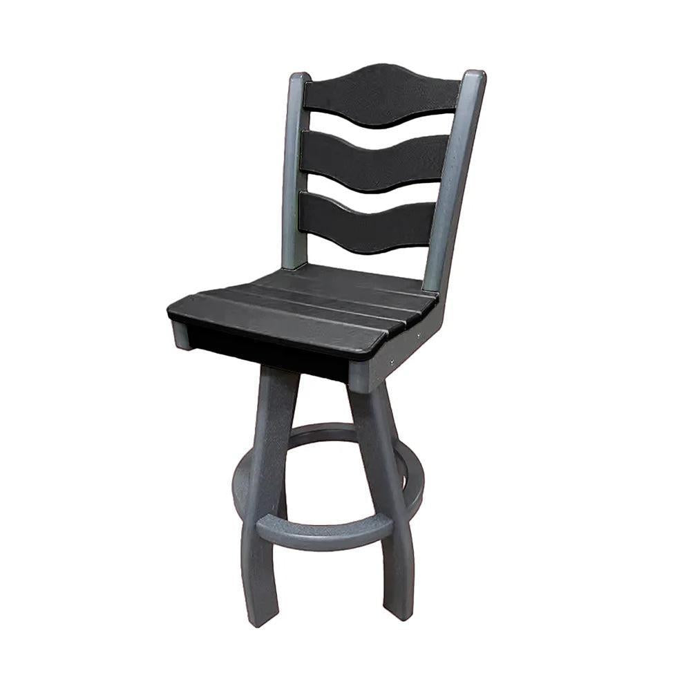 Perfect Choice Recycled Plastic Traditional Bar Height Swivel Armless Chair - LEAD TIME TO SHIP 5 WEEKS OR LESS