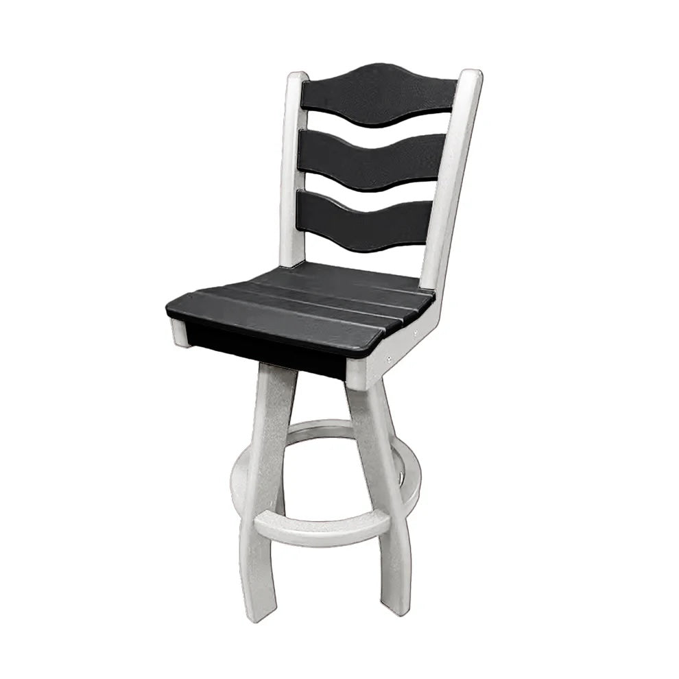 Perfect Choice Recycled Plastic Traditional Bar Height Swivel Armless Chair - LEAD TIME TO SHIP 5 WEEKS OR LESS