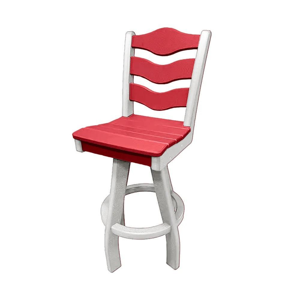 Perfect Choice Recycled Plastic Traditional Bar Height Swivel Armless Chair - LEAD TIME TO SHIP 5 WEEKS OR LESS