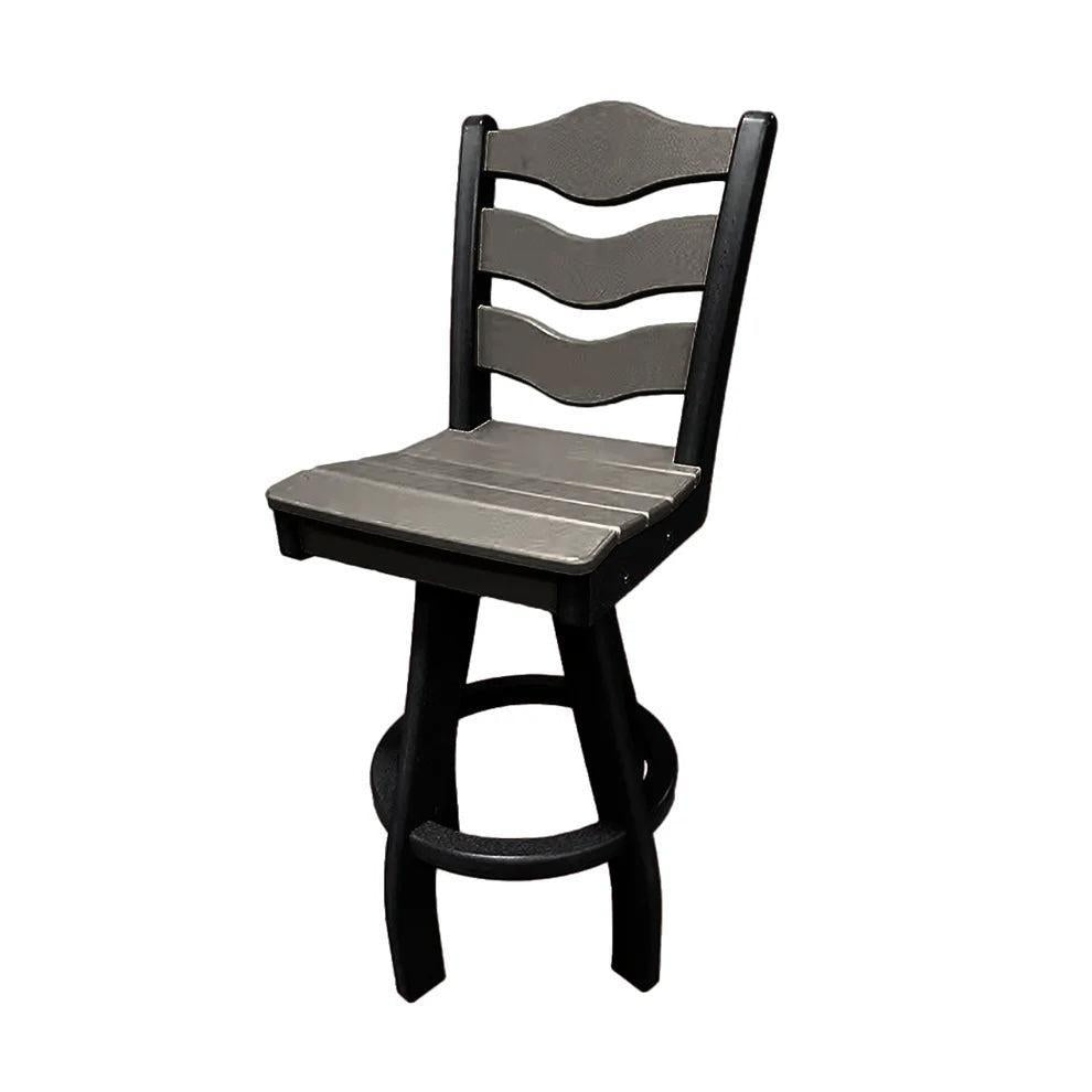 Perfect Choice Recycled Plastic Traditional Bar Height Swivel Armless Chair - LEAD TIME TO SHIP 5 WEEKS OR LESS