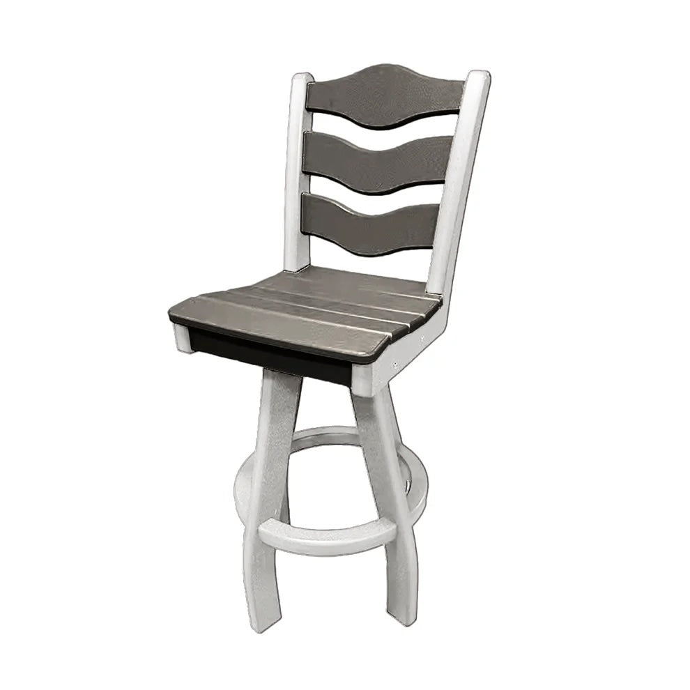 Perfect Choice Recycled Plastic Traditional Bar Height Swivel Armless Chair - LEAD TIME TO SHIP 5 WEEKS OR LESS