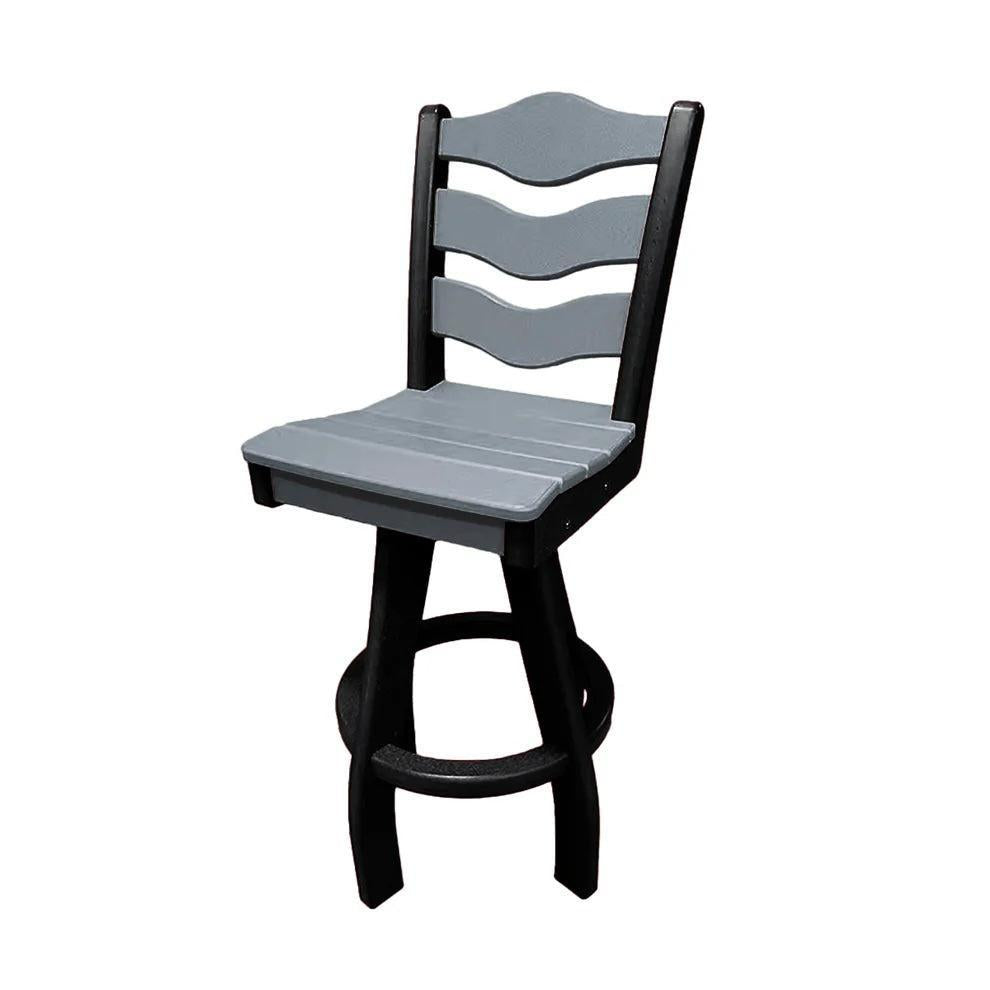 Perfect Choice Recycled Plastic Traditional Bar Height Swivel Armless Chair - LEAD TIME TO SHIP 5 WEEKS OR LESS