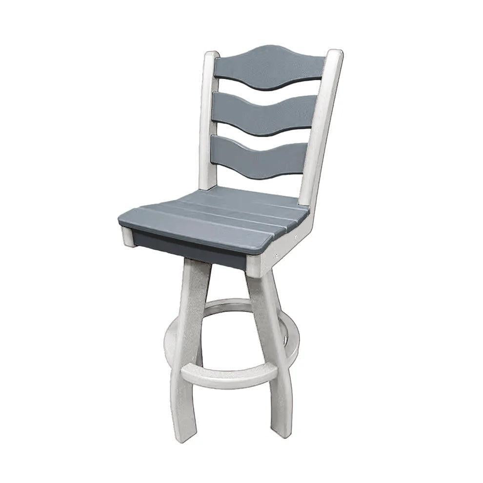 Perfect Choice Recycled Plastic Traditional Bar Height Swivel Armless Chair - LEAD TIME TO SHIP 5 WEEKS OR LESS