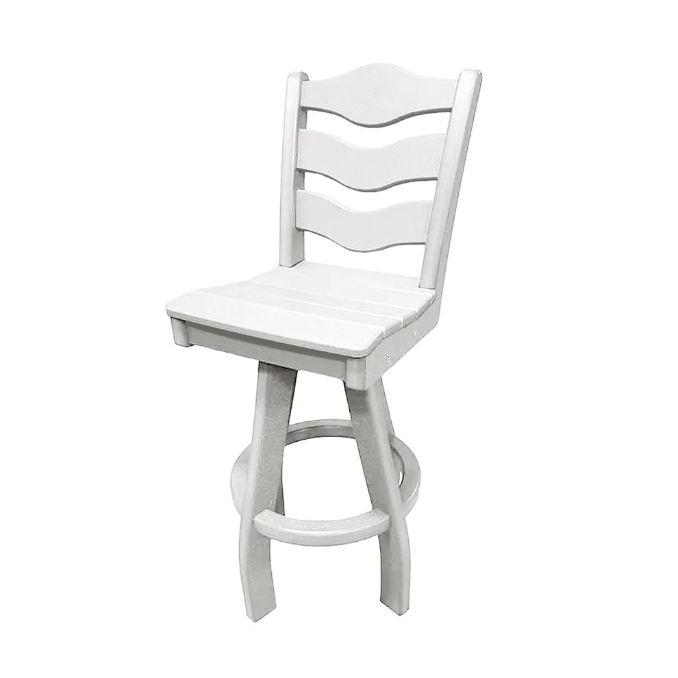 Perfect Choice Recycled Plastic Traditional Bar Height Swivel Armless Chair - LEAD TIME TO SHIP 5 WEEKS OR LESS
