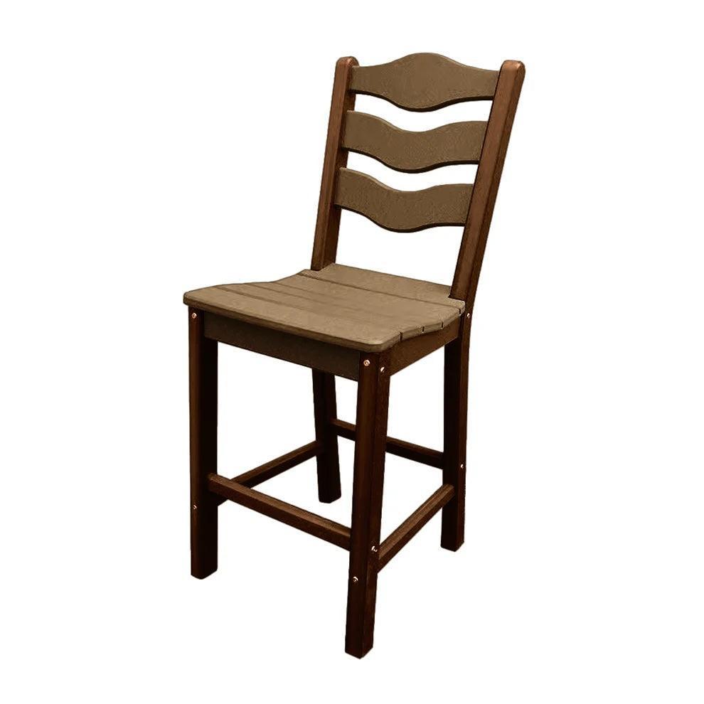 Perfect Choice Recycled Plastic Traditional Counter Height Standard Armless Chair (COUNTER HEIGHT) - LEAD TIME TO SHIP 4 WEEKS OR LESS