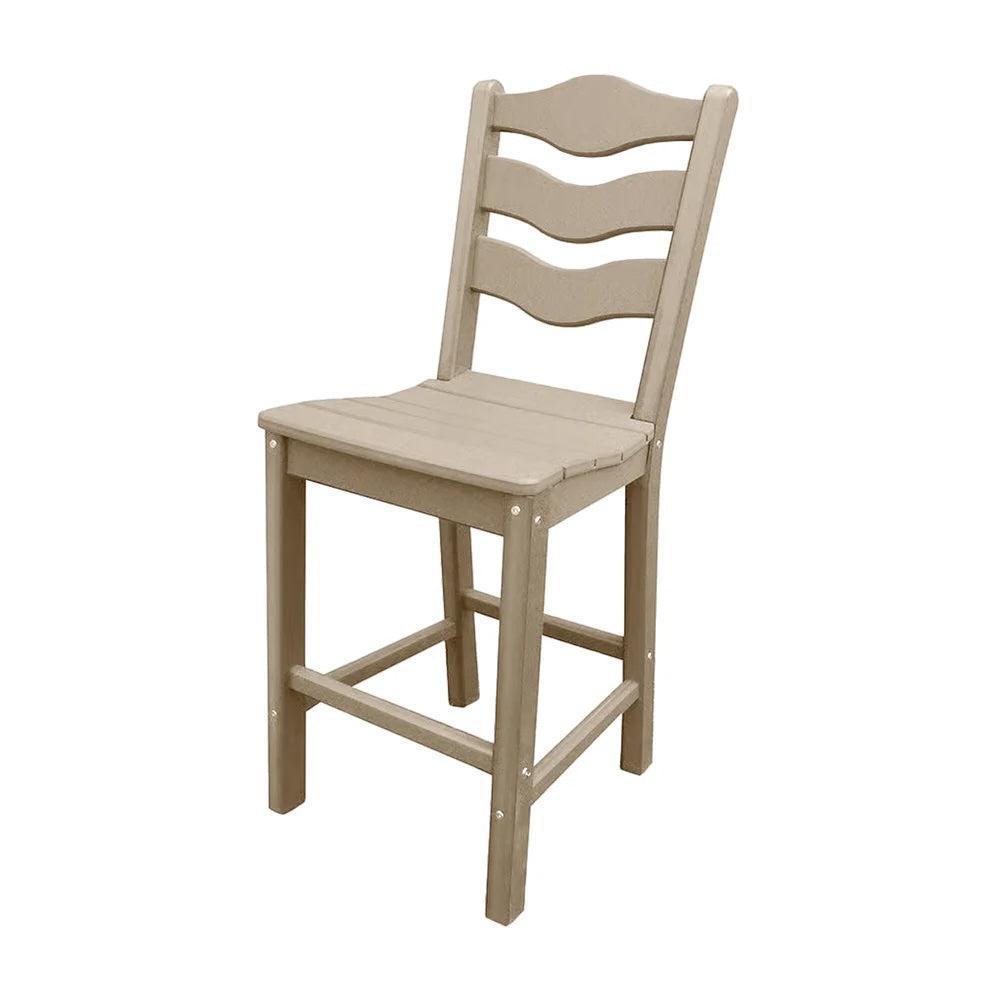 Perfect Choice Recycled Plastic Traditional Counter Height Standard Armless Chair (COUNTER HEIGHT) - LEAD TIME TO SHIP 4 WEEKS OR LESS