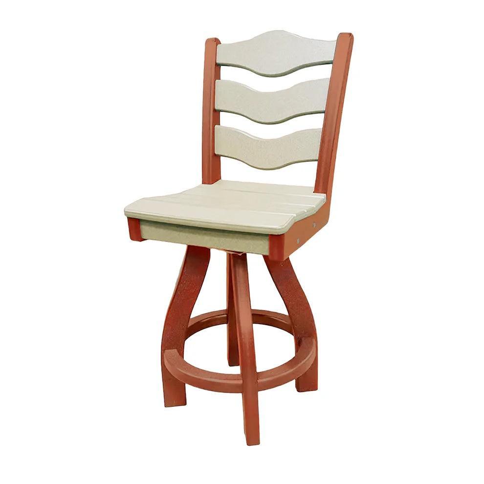 Perfect Choice Recycled Plastic Traditional Counter Height Swivel Armless Chair (COUNTER HEIGHT)  - LEAD TIME TO SHIP 4 WEEKS OR LESS