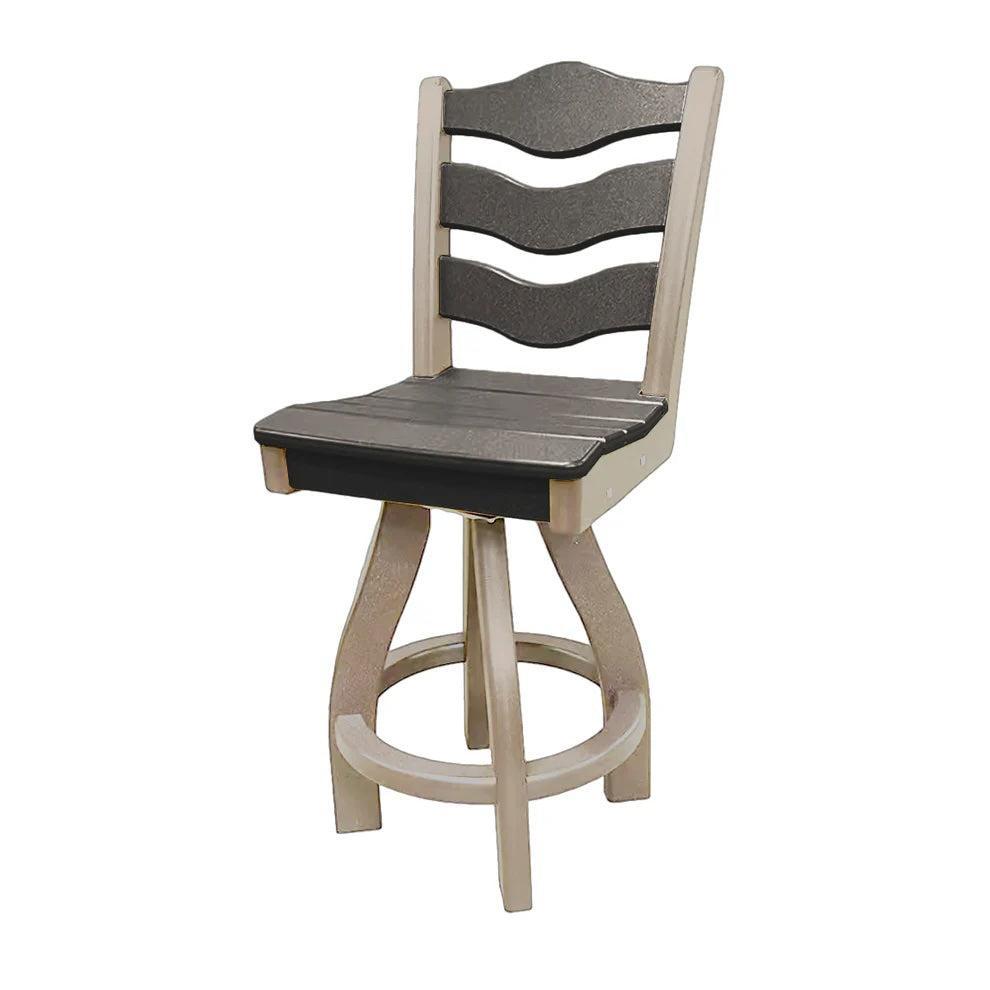 Perfect Choice Recycled Plastic Traditional Counter Height Swivel Armless Chair (COUNTER HEIGHT)  - LEAD TIME TO SHIP 4 WEEKS OR LESS
