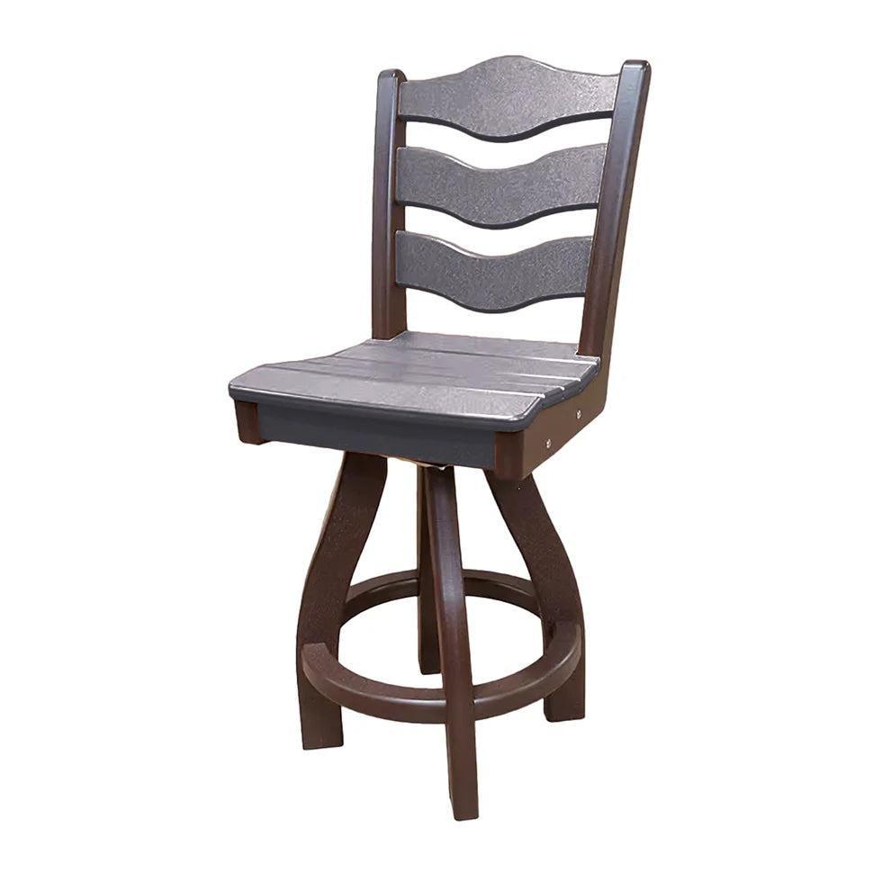 Perfect Choice Recycled Plastic Traditional Counter Height Swivel Armless Chair (COUNTER HEIGHT)  - LEAD TIME TO SHIP 4 WEEKS OR LESS