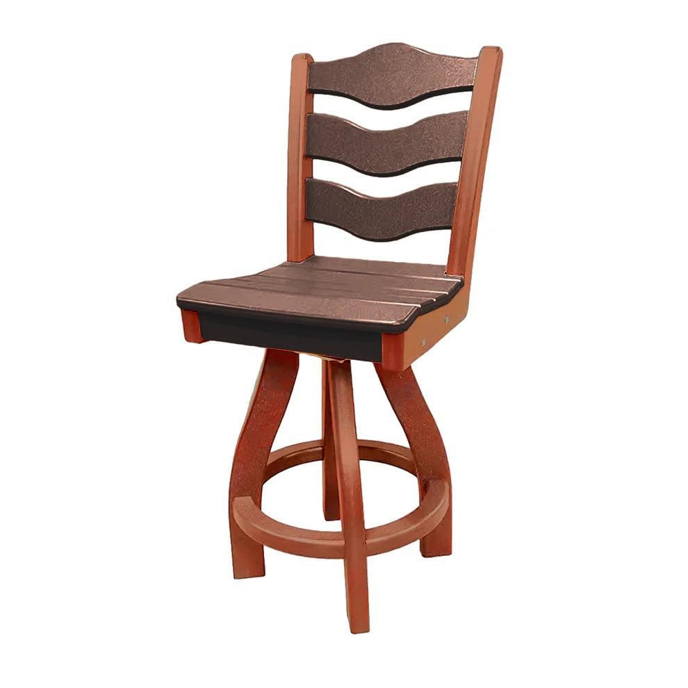 Perfect Choice Recycled Plastic Traditional Counter Height Swivel Armless Chair (COUNTER HEIGHT)  - LEAD TIME TO SHIP 4 WEEKS OR LESS