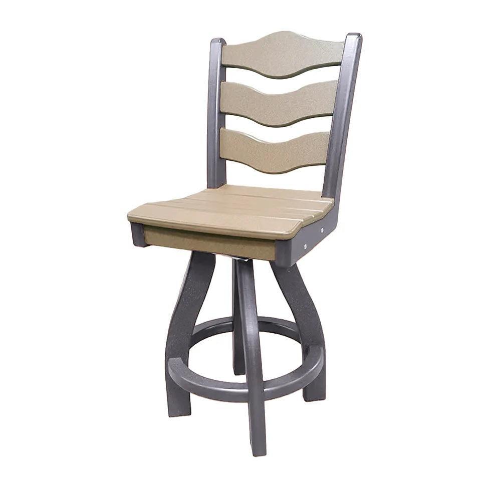 Perfect Choice Recycled Plastic Traditional Counter Height Swivel Armless Chair (COUNTER HEIGHT)  - LEAD TIME TO SHIP 4 WEEKS OR LESS