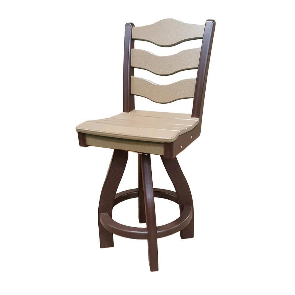Perfect Choice Recycled Plastic Traditional Counter Height Swivel Armless Chair (COUNTER HEIGHT)  - LEAD TIME TO SHIP 4 WEEKS OR LESS