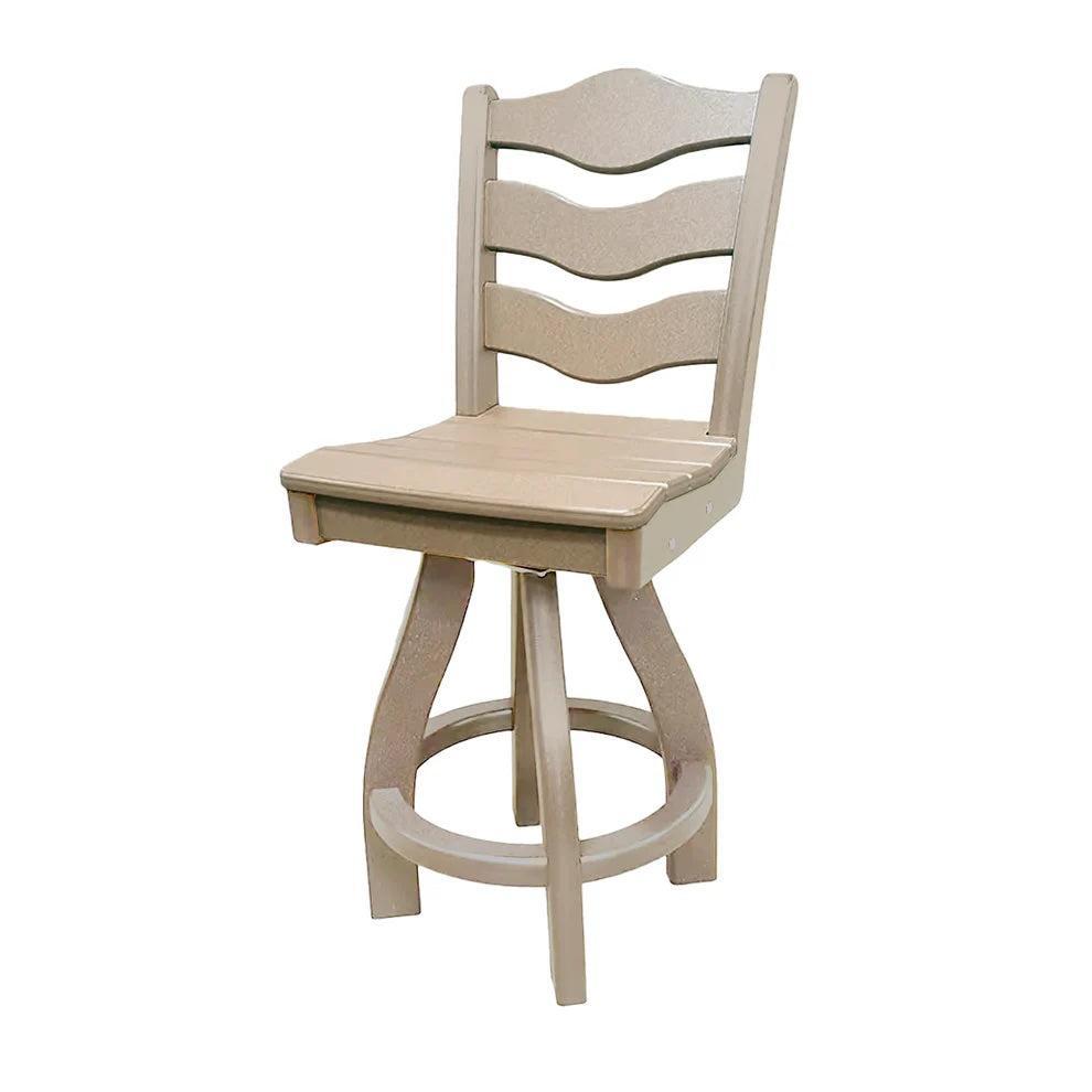 Perfect Choice Recycled Plastic Traditional Counter Height Swivel Armless Chair (COUNTER HEIGHT)  - LEAD TIME TO SHIP 4 WEEKS OR LESS
