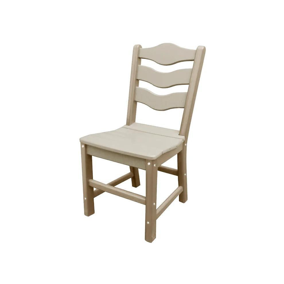 Perfect Choice Recycled Plastic Traditional Dining Height Standard Armless Chair - LEAD TIME TO SHIP 5 WEEKS OR LESS