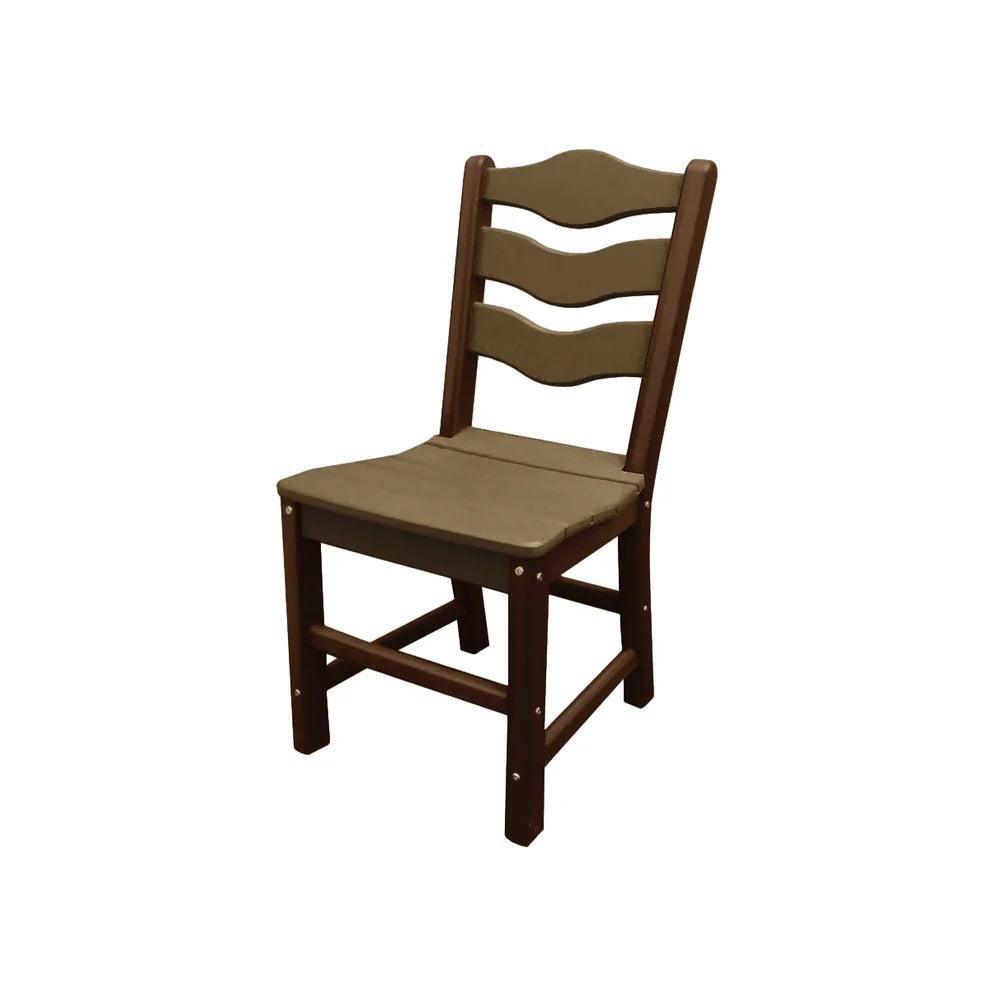 Perfect Choice Recycled Plastic Traditional Dining Height Standard Armless Chair - LEAD TIME TO SHIP 5 WEEKS OR LESS