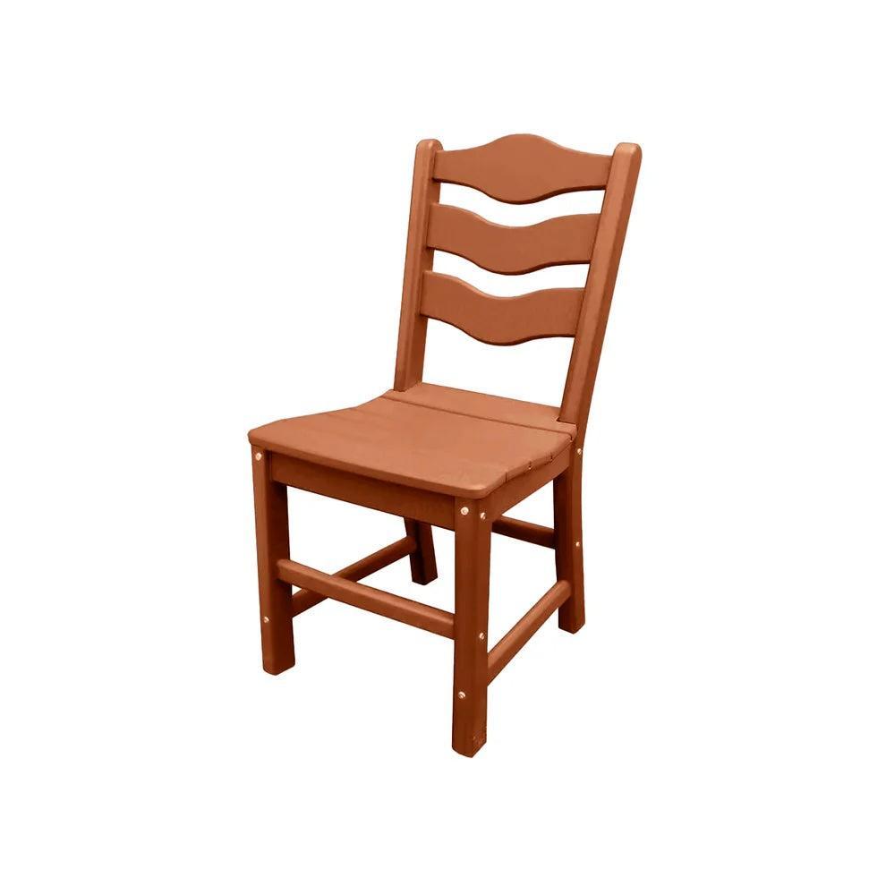 Perfect Choice Recycled Plastic Traditional Dining Height Standard Armless Chair - LEAD TIME TO SHIP 5 WEEKS OR LESS