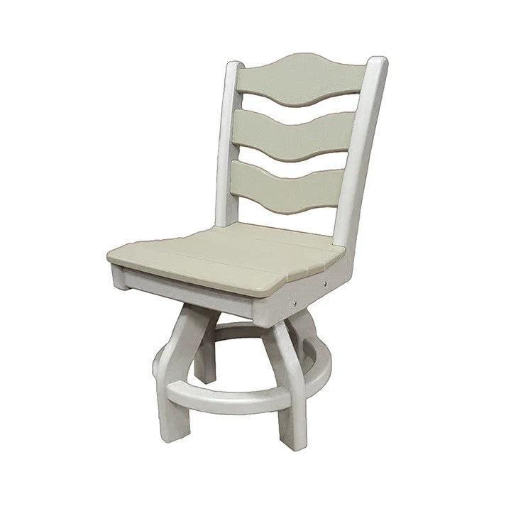Perfect Choice Recycled Plastic Traditional Dining Height Swivel Armless Chair - LEAD TIME TO SHIP 4 WEEKS OR LESS