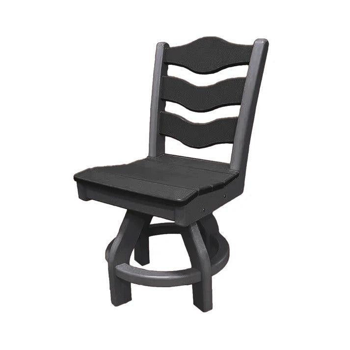 Perfect Choice Recycled Plastic Traditional Dining Height Swivel Armless Chair - LEAD TIME TO SHIP 4 WEEKS OR LESS