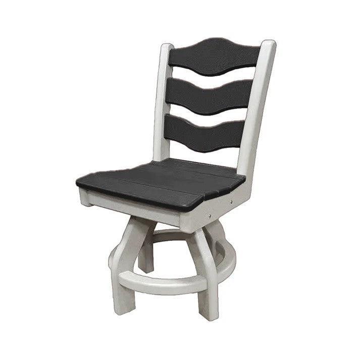 Perfect Choice Recycled Plastic Traditional Dining Height Swivel Armless Chair - LEAD TIME TO SHIP 4 WEEKS OR LESS