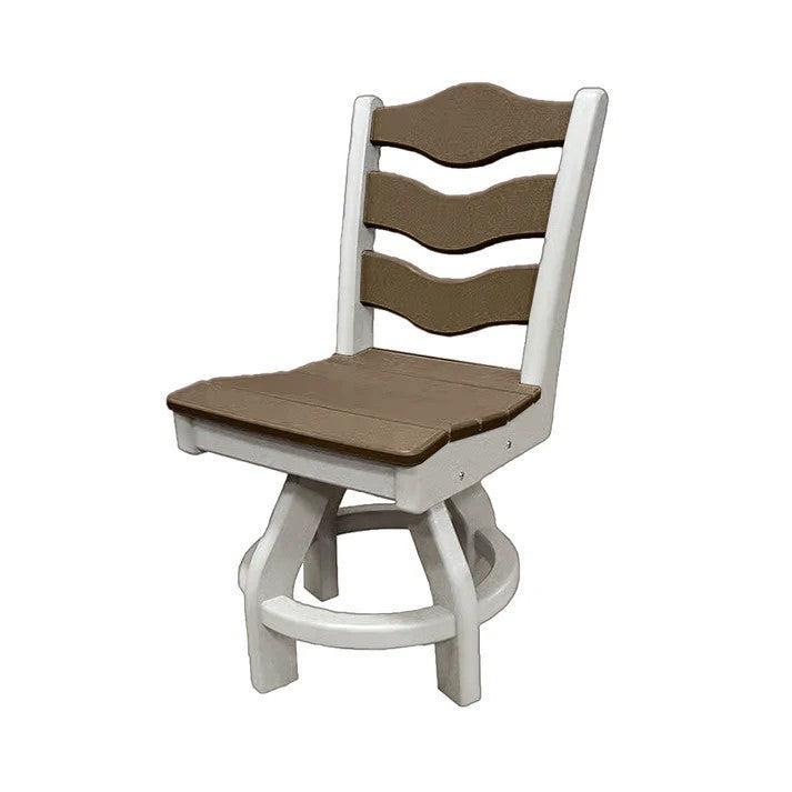 Perfect Choice Recycled Plastic Traditional Dining Height Swivel Armless Chair - LEAD TIME TO SHIP 4 WEEKS OR LESS