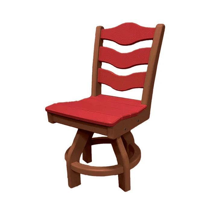 Perfect Choice Recycled Plastic Traditional Dining Height Swivel Armless Chair - LEAD TIME TO SHIP 4 WEEKS OR LESS