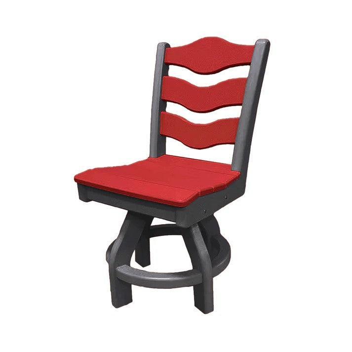 Perfect Choice Recycled Plastic Traditional Dining Height Swivel Armless Chair - LEAD TIME TO SHIP 4 WEEKS OR LESS