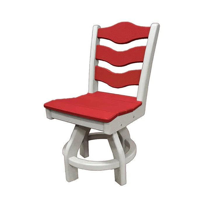 Perfect Choice Recycled Plastic Traditional Dining Height Swivel Armless Chair - LEAD TIME TO SHIP 4 WEEKS OR LESS