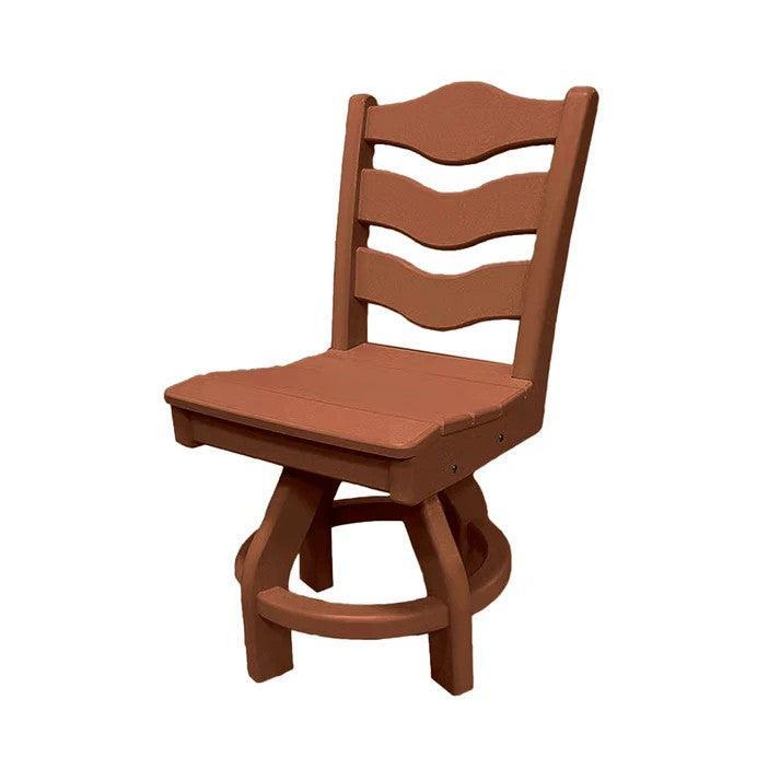 Perfect Choice Recycled Plastic Traditional Dining Height Swivel Armless Chair - LEAD TIME TO SHIP 4 WEEKS OR LESS