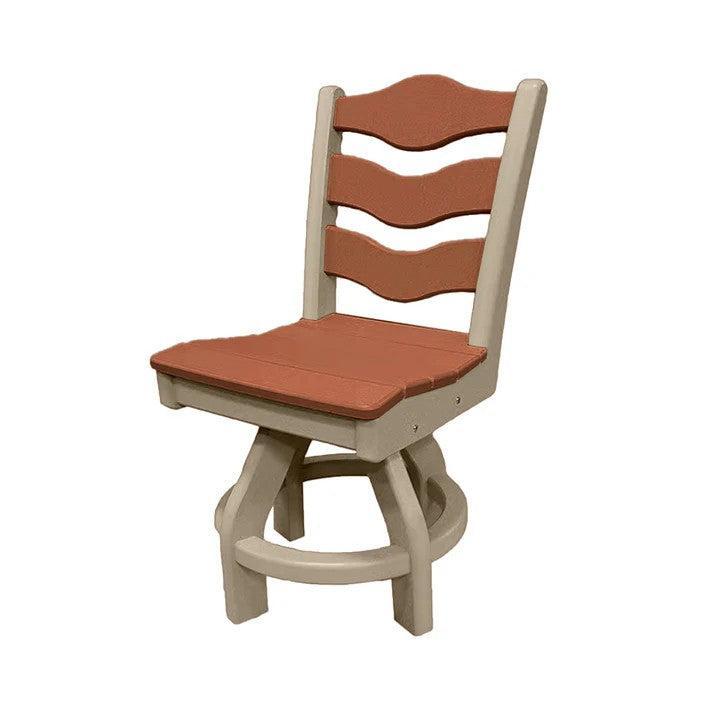 Perfect Choice Recycled Plastic Traditional Dining Height Swivel Armless Chair - LEAD TIME TO SHIP 4 WEEKS OR LESS