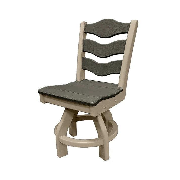 Perfect Choice Recycled Plastic Traditional Dining Height Swivel Armless Chair - LEAD TIME TO SHIP 4 WEEKS OR LESS