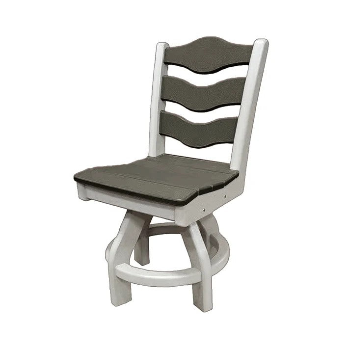 Perfect Choice Recycled Plastic Traditional Dining Height Swivel Armless Chair - LEAD TIME TO SHIP 4 WEEKS OR LESS